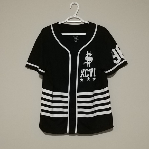 2/20$💵 Button-Up Baseball Jersey - Picture 1 of 3